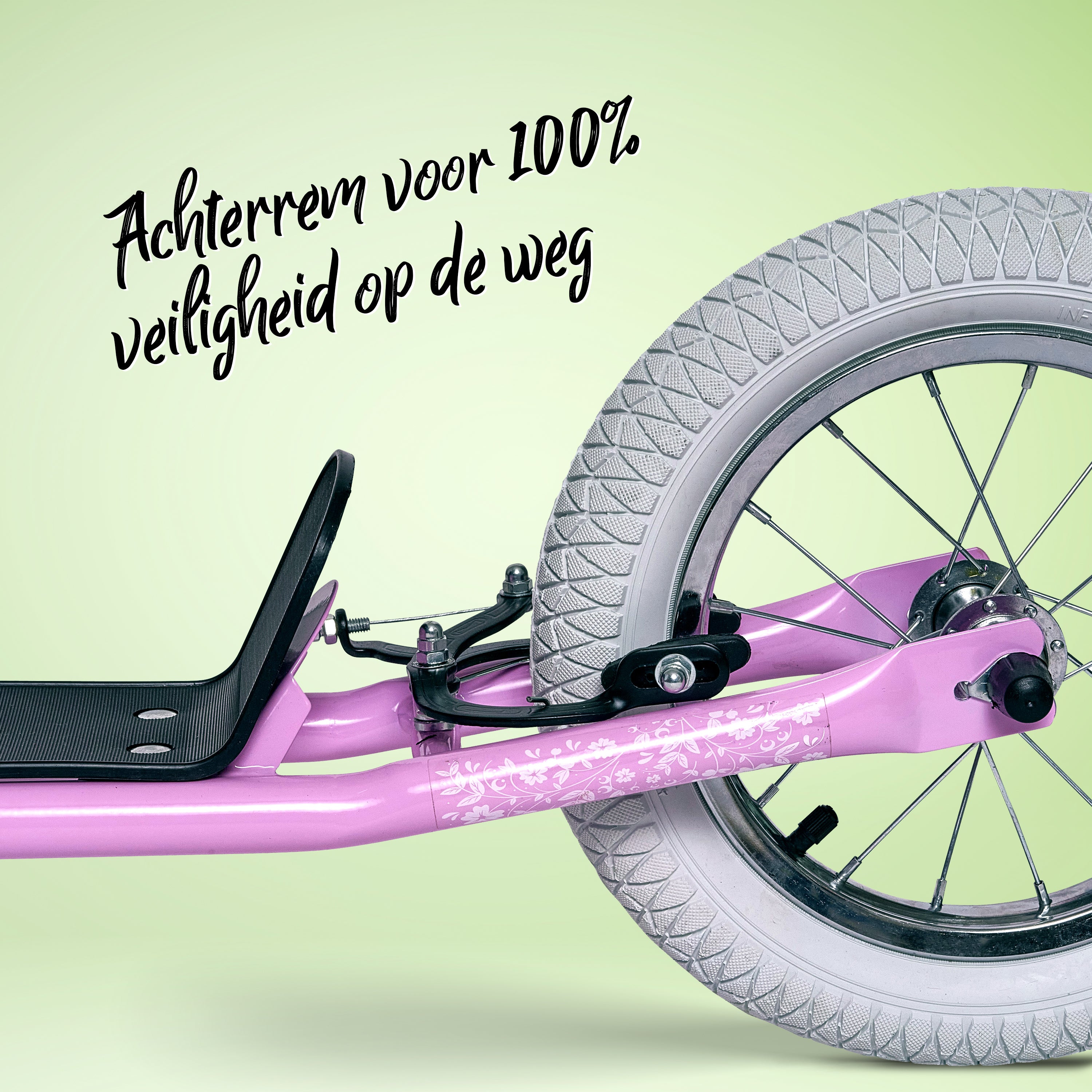 Apollo Paradise Retro step met luchtbanden 12,5 inch Roze