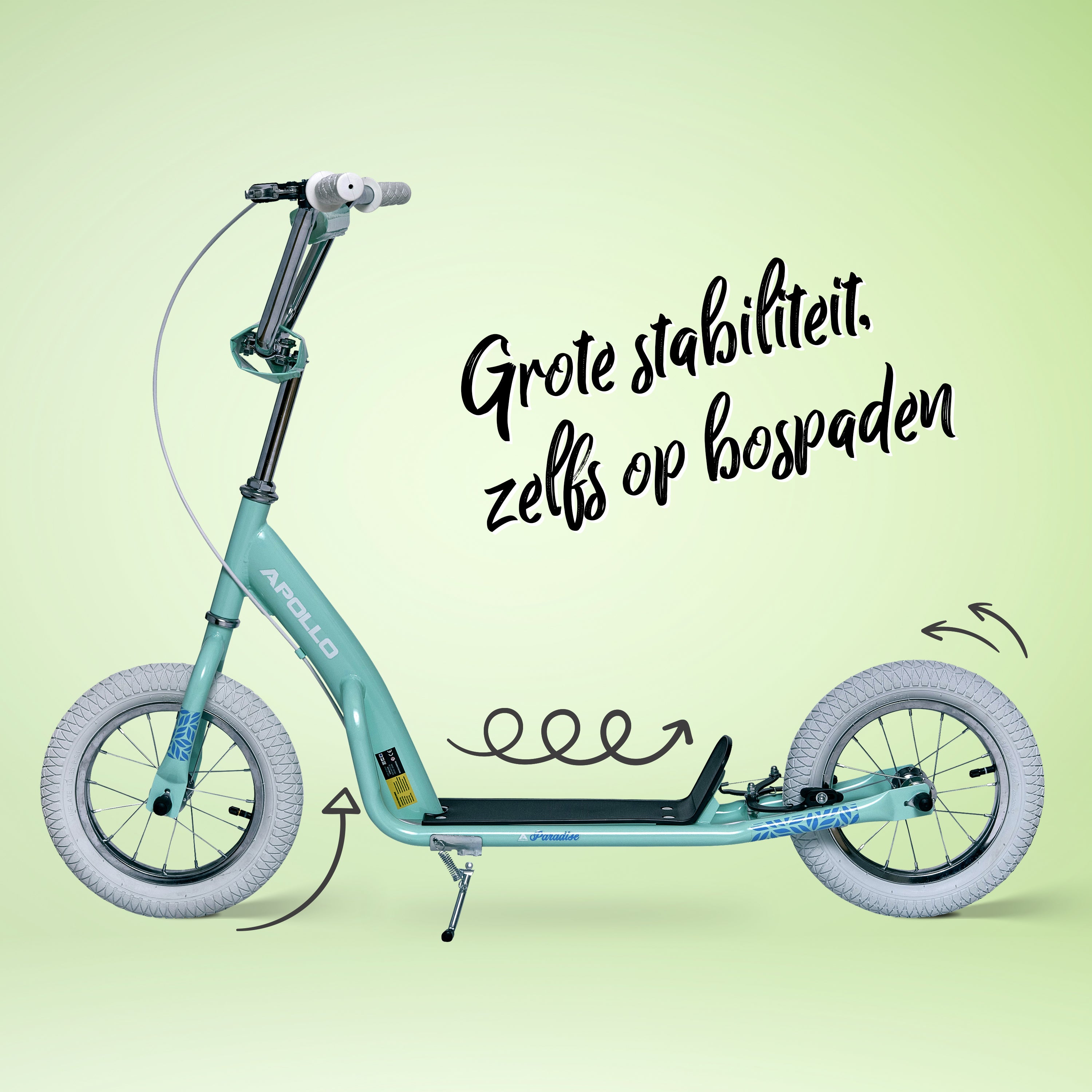 Apollo Paradise Retro step met luchtbanden 12,5 inch Mint