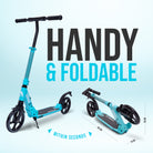 Apollo Autoped "Tornado 2.0" Cityroller voor Volwassenen en Kinderen Mint