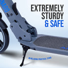 Apollo Autoped "Tornado 2.0" Cityroller voor Volwassenen en Kinderen Grijs Blauw