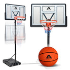 Apollo Basketbalring Apollo met standaard en wielen, basketbal en pomp 230-305 cm