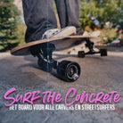 Apollo Surfskate Board - Black Marble Black Marble