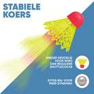 Apollo Speed Badmintonset met Badmintonshuttles en Badmintonracket Blauw