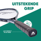 Apollo Speed Badmintonset met Badmintonshuttles en Badmintonracket Grijs Mint