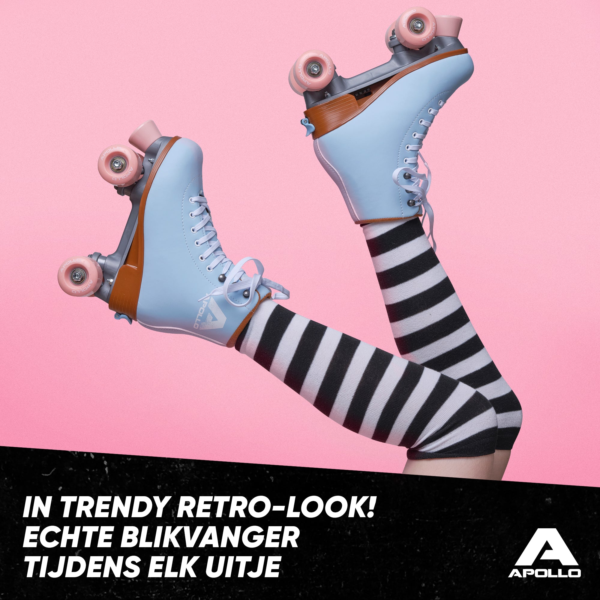 Apollo Disco Klassieke rolschaatsen voor kinderen en volwassenen - Nightfever blue L (39-42)