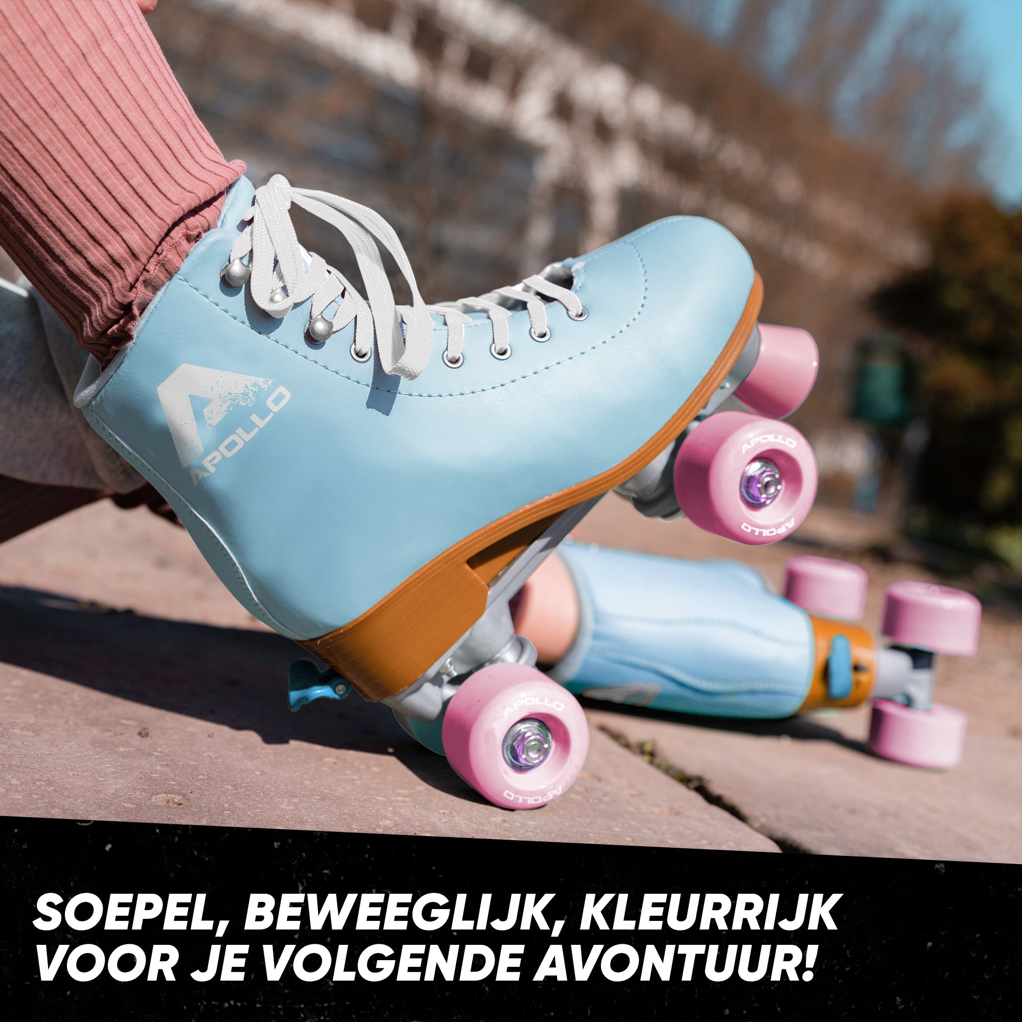 Apollo Disco Klassieke rolschaatsen voor kinderen en volwassenen - Nightfever blue L (39-42)