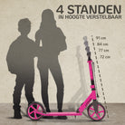 Apollo Artemis opvouwbare City Scooter in hoogte verstelbare step Roze