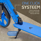 Apollo Artemis opvouwbare City Scooter in hoogte verstelbare step Blauw