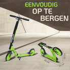 Apollo Artemis opvouwbare City Scooter in hoogte verstelbare step Groen
