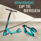 Apollo Artemis opvouwbare City Scooter in hoogte verstelbare step Mint