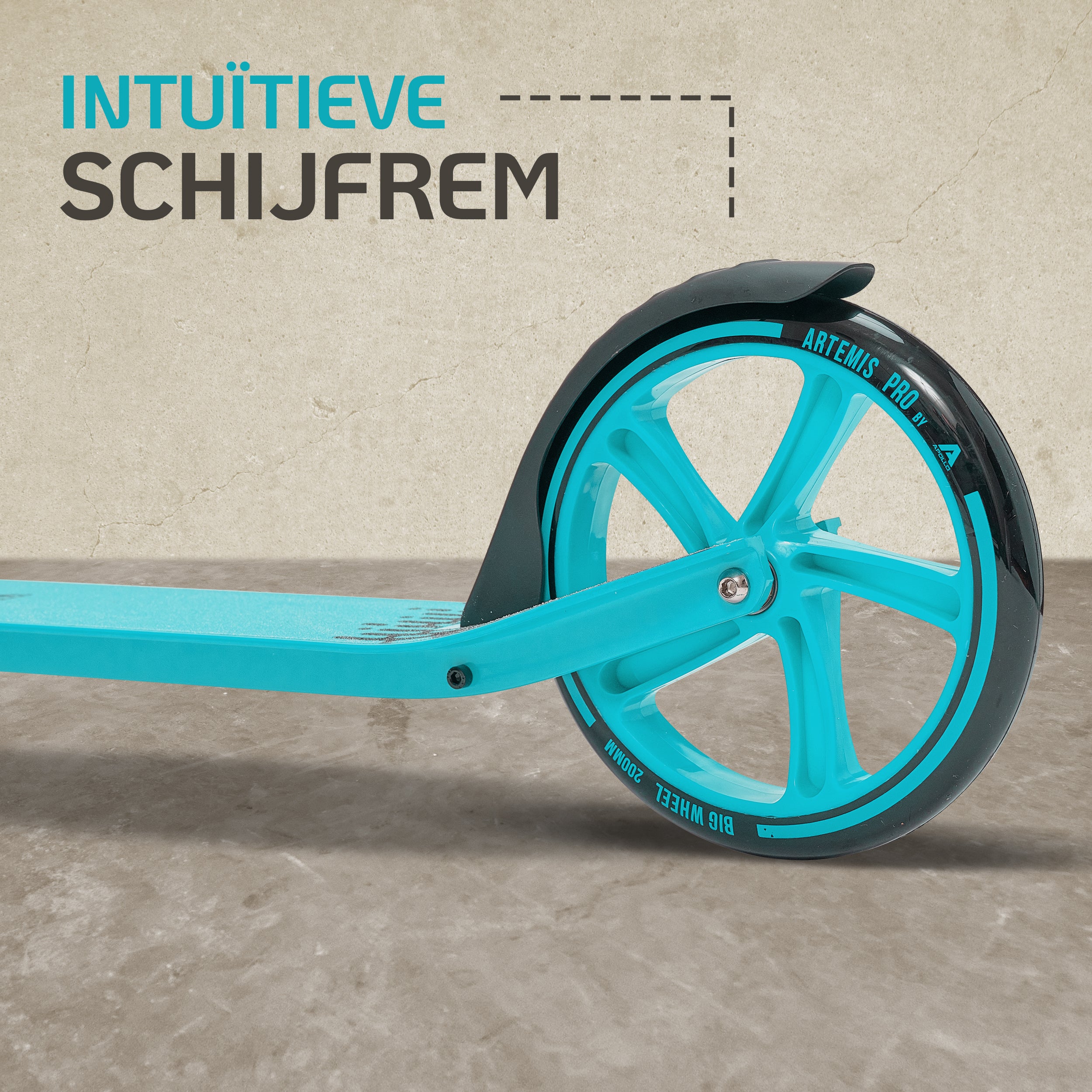 Apollo Artemis opvouwbare City Scooter in hoogte verstelbare step Mint