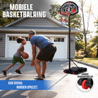 Apollo Basketbalring met standaard en wielen Graffiti