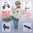 Apollo Kinder fietshelm, helm voor kinderen & tieners, multisport helm Monsta Mania