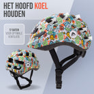 Apollo Kinder fietshelm, helm voor kinderen & tieners, multisport helm Monsta Mania