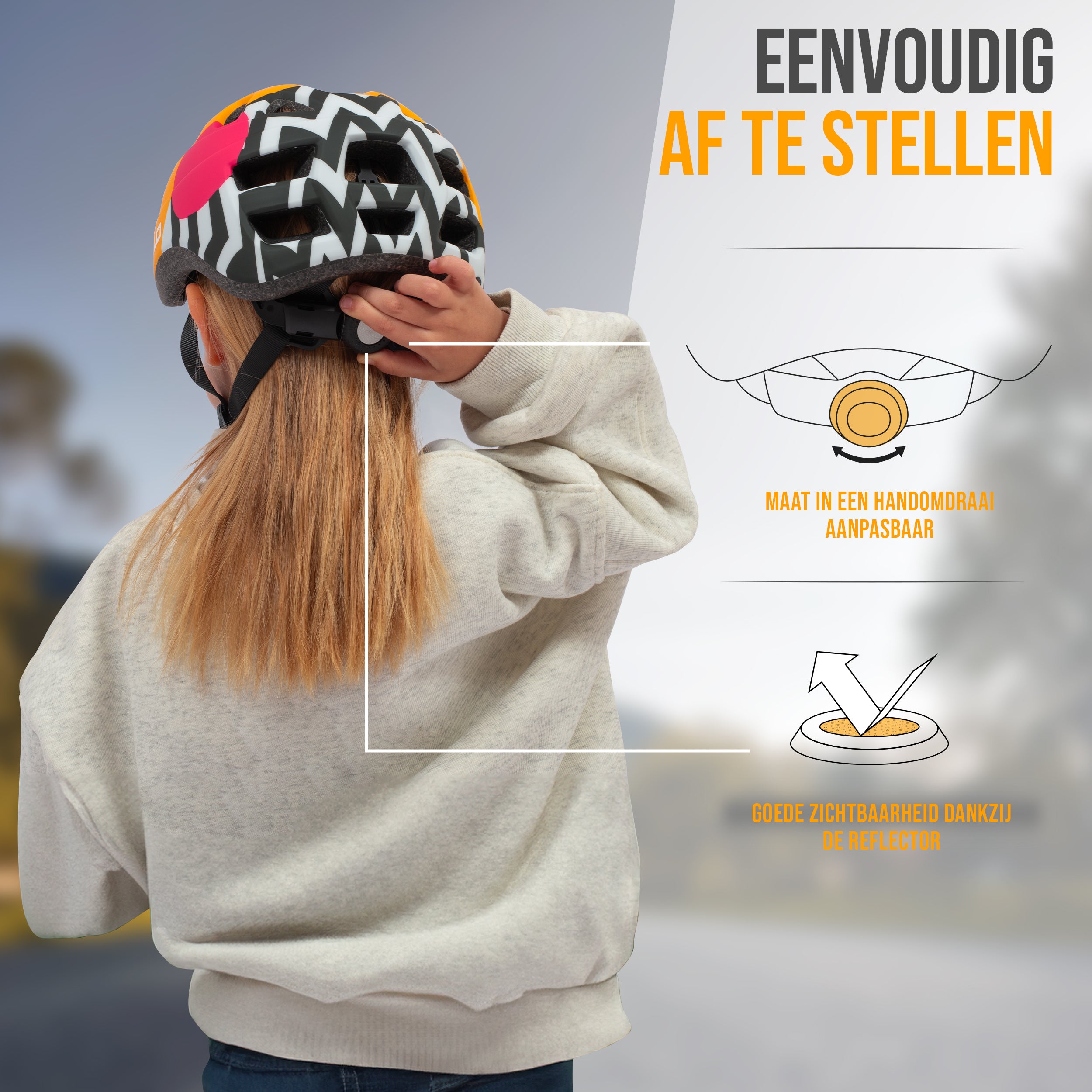 Apollo Kinder fietshelm, helm voor kinderen & tieners, multisport helm 90s Revival