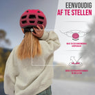 Apollo Kinder fietshelm, helm voor kinderen & tieners, multisport helm Red Fade