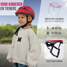 Apollo Kinder fietshelm, helm voor kinderen & tieners, multisport helm Red Fade