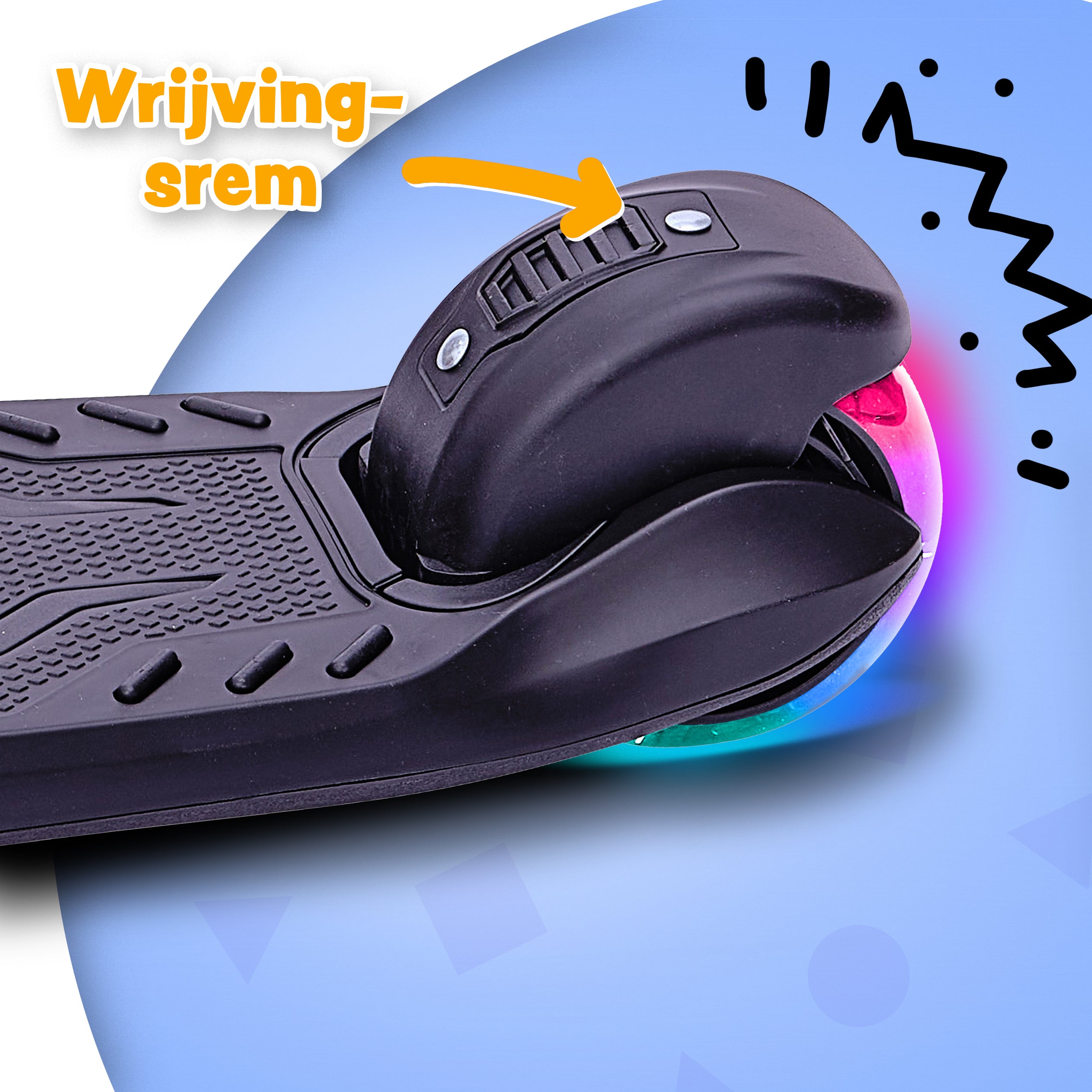 Apollo 'KidsPro 4' Opvouwbare Kinderstep met LED-Wielen Blauw