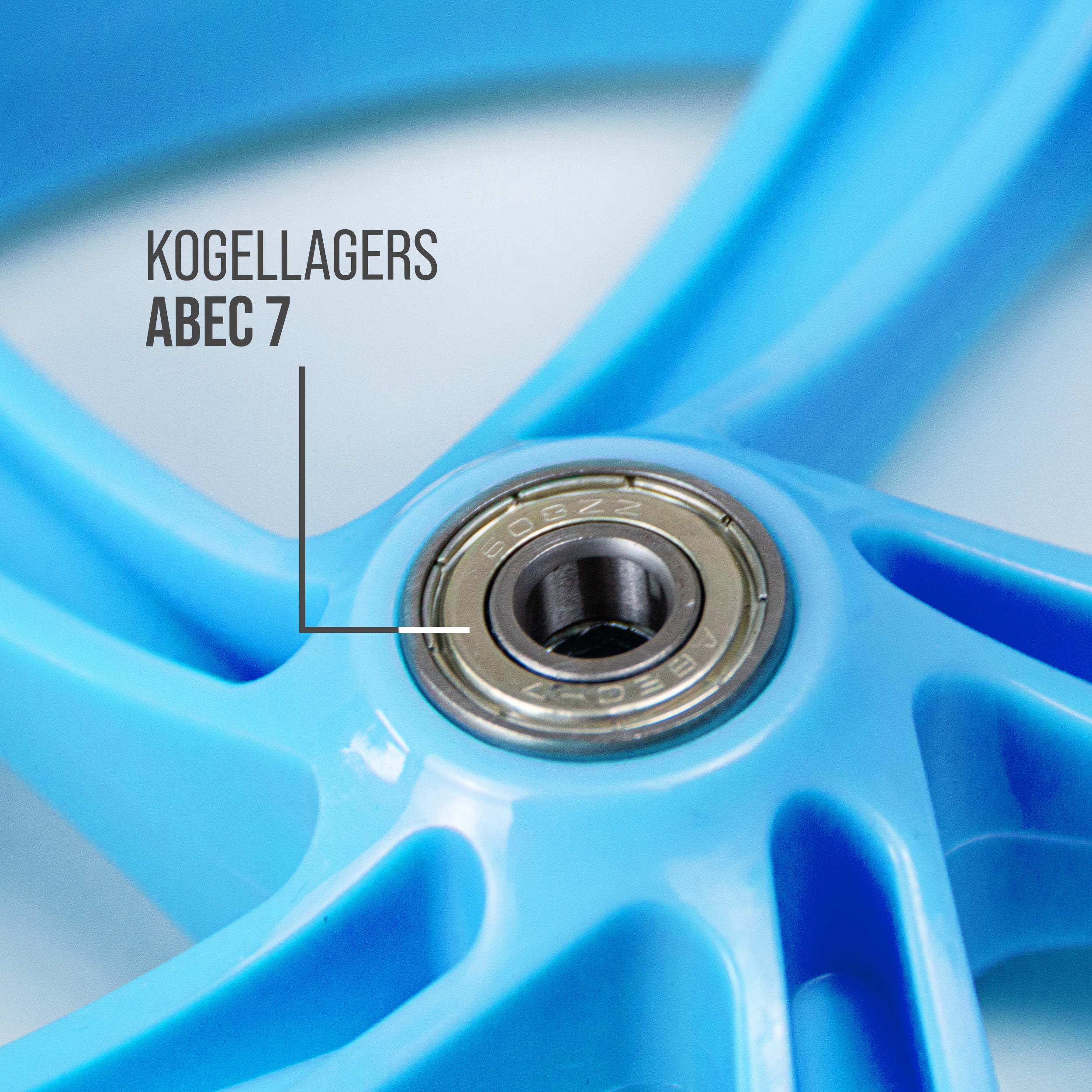 Apollo 200 mm Vervangingswielen set voor Apollo City Scooter Blauw Zwart