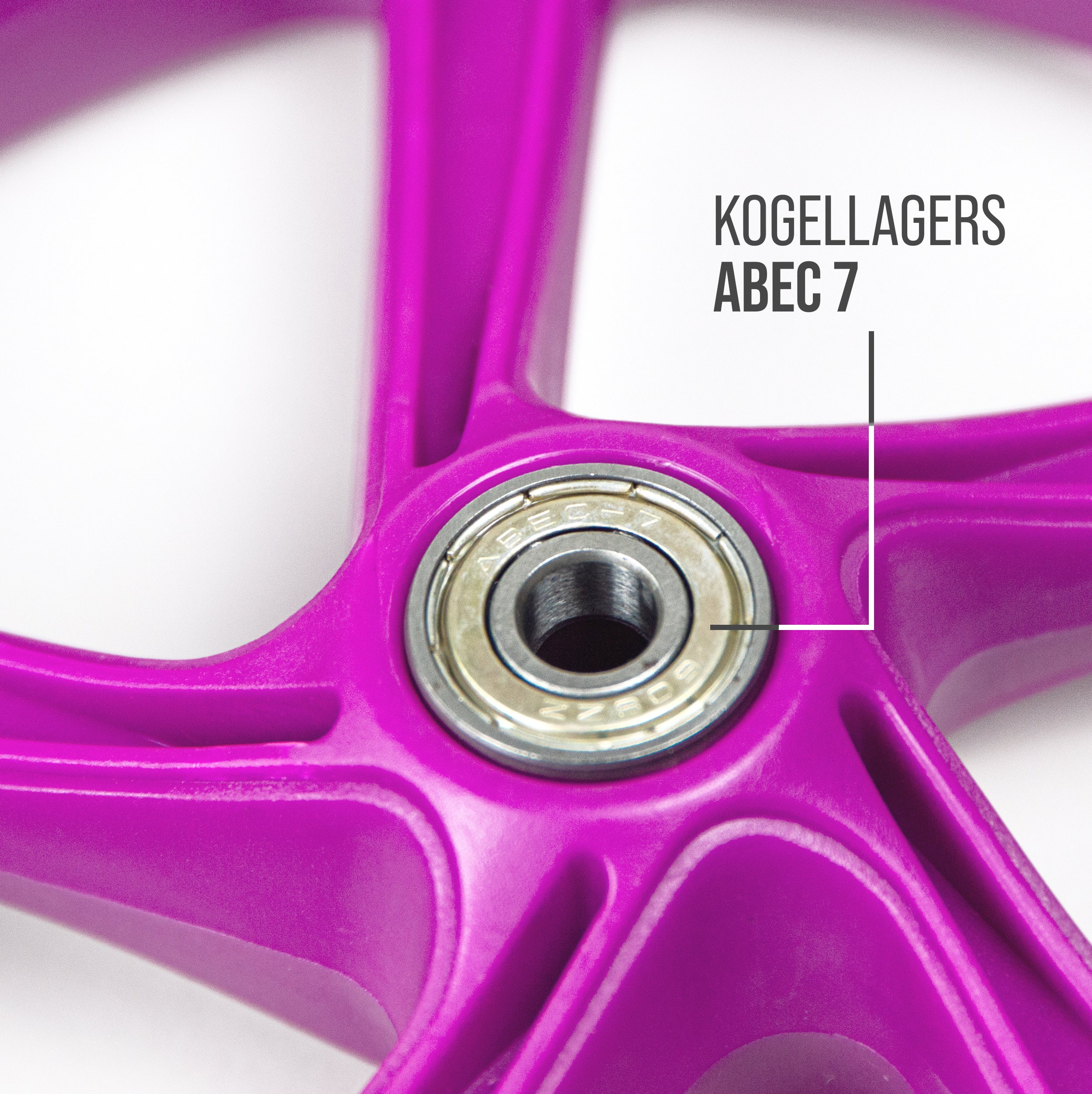 Apollo 200 mm Vervangingswielen set voor Apollo City Scooter LED Roze