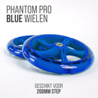 Apollo 200 mm Vervangingswielen set voor Apollo City Scooter LED Blauw