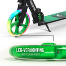 Apollo 200 mm Vervangingswielen set voor Apollo City Scooter LED Groen