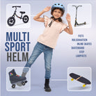 Apollo Kinder fietshelm, helm voor kinderen & tieners, multisport helm Blue Fade