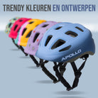 Apollo Kinder fietshelm, helm voor kinderen & tieners, multisport helm Blue Fade