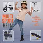Apollo Kinder fietshelm, helm voor kinderen & tieners, multisport helm Papercraft