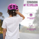 Apollo Kinder fietshelm, helm voor kinderen & tieners, multisport helm Pink Fade