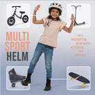 Apollo Kinder fietshelm, helm voor kinderen & tieners, multisport helm Fairytale