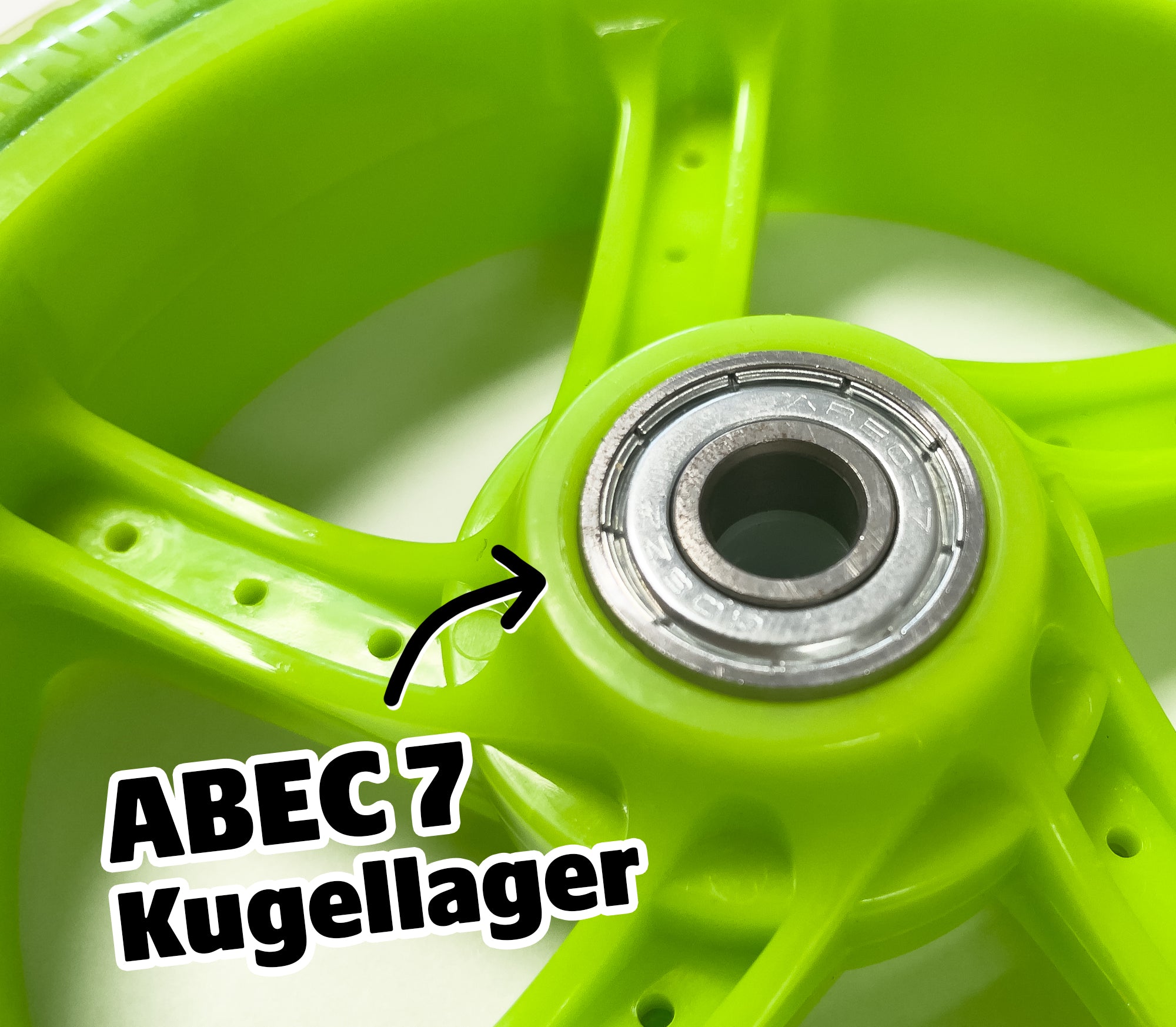 Apollo Vervangingswielenset voor Skyracer - 145 mm wielenset Groen