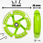 Apollo APOLLO Vervangingswielenset voor Skyracer - 145 mm wielenset Groen