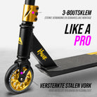 Apollo Apollo Stunt Step "Hawk" - Freestyle Kickstep Black Gold