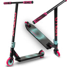 Apollo Stuntstep 'Eagle' - geanodiseerde professionele stuntstep met ABEC9 lagers Zwart Turquoise Roze