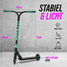 Apollo Apollo Stunt Step "Hawk" - Freestyle Kickstep Black Ocean