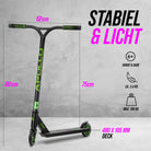 Apollo Apollo Stunt Step "Hawk" - Freestyle Kickstep Black Green