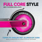 Apollo Stuntstep 'Eagle' - geanodiseerde professionele stuntstep met ABEC9 lagers Roze