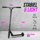 Apollo Apollo Stunt Step "Hawk" - Freestyle Kickstep Black