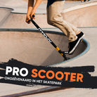 Apollo Stuntstep 'Eagle' - geanodiseerde professionele stuntstep met ABEC9 lagers Zwart Groen Oranje