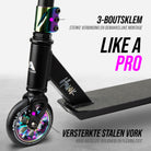 Apollo Apollo Stunt Step "Hawk" - Freestyle Kickstep Black Rainbow