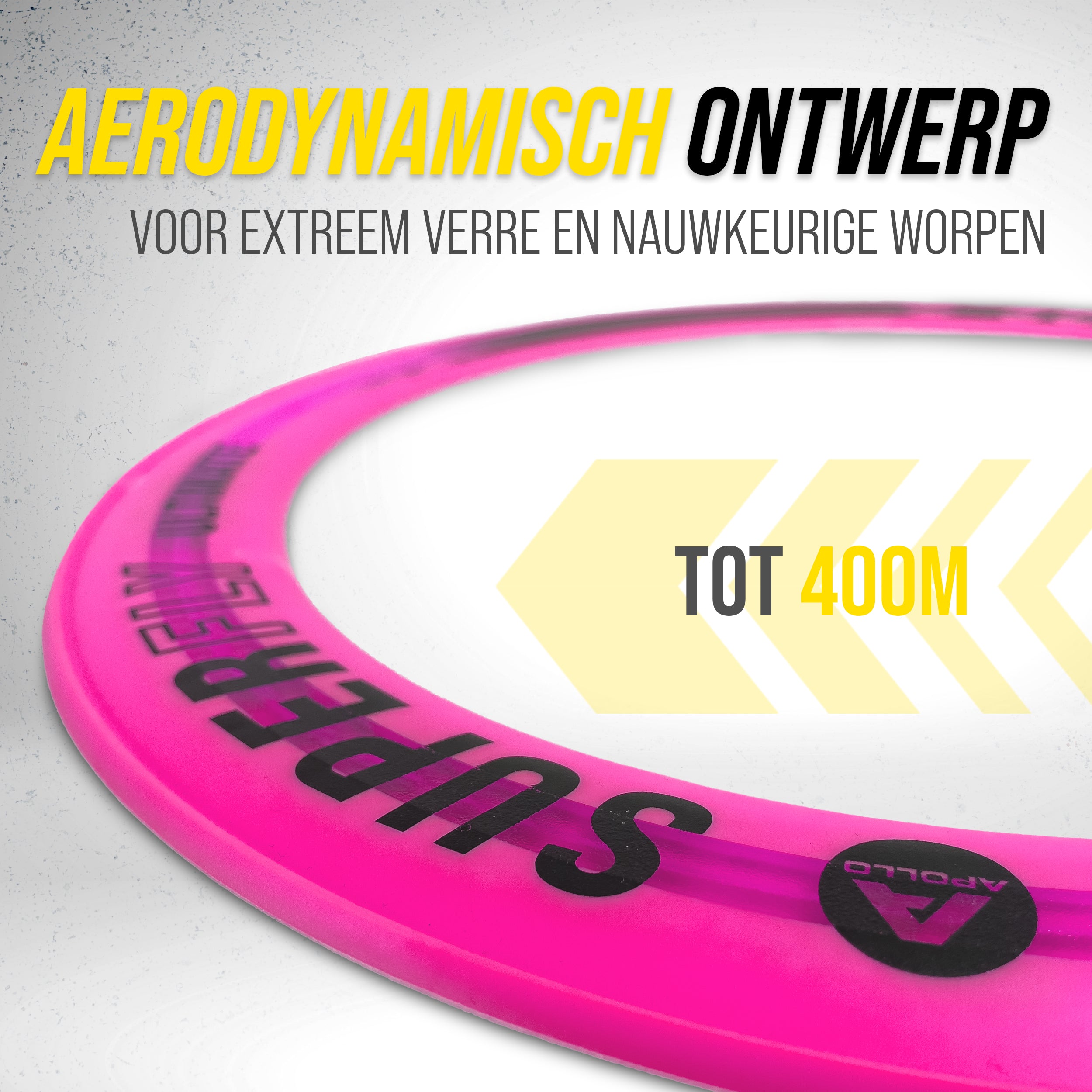 Apollo Apollo Superfly Werpring - Aerodynamische Professionele Vliegende Schijf Pink