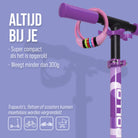 Apollo Fietsslot met cijfers voor kinderen, 10x650 mm, scooterslot, cijferslot Roze