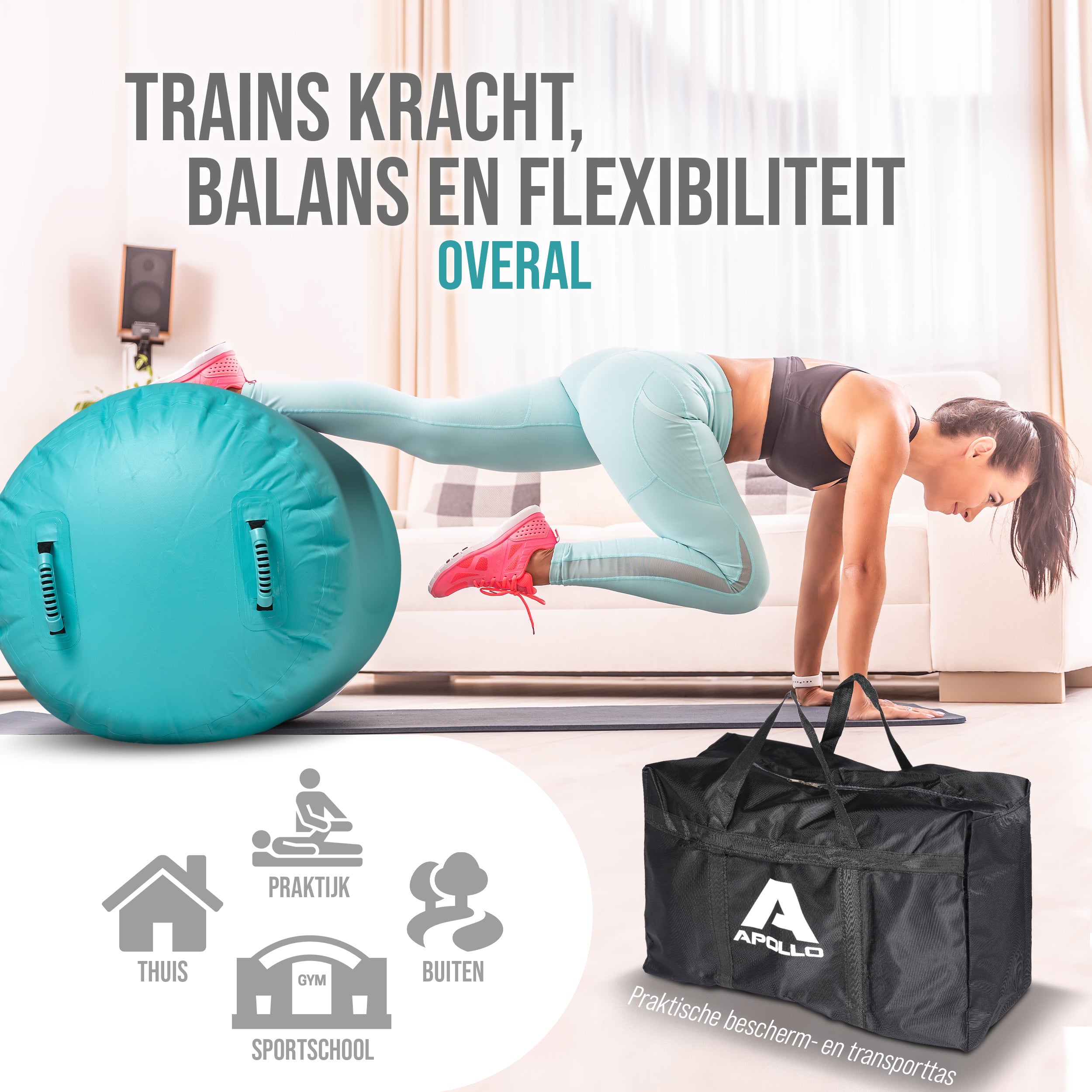 Apollo Air Roll Pro - Air Track Roll Mint 120x60