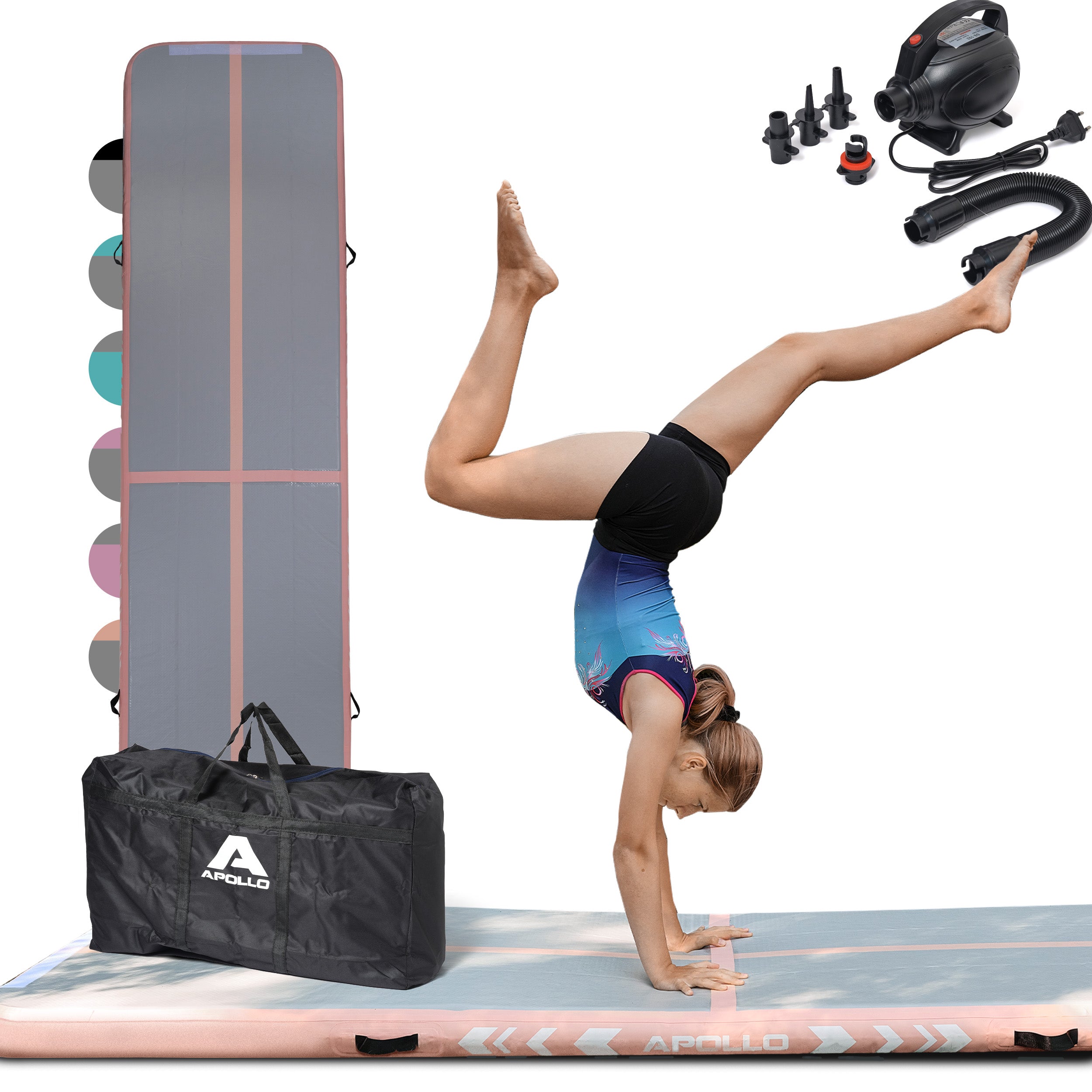 Apollo Air Mat Pro - Air Track Mat Peach 400x100x10