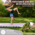 Apollo Air Mat Pro - Air Track Mat Pink - Full Color 300x100x10