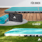 Apollo Air Mat Pro - Air Track Mat Mint - Full Color 400x100x10