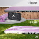 Apollo Air Mat Pro - Air Track Mat Pink - Full Color 400x100x10