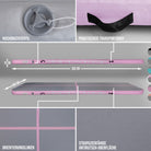 Apollo Air Mat Pro - Air Track Mat Pink 300x100x10