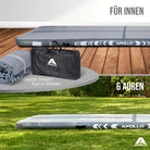 Apollo Air Mat Pro - Air Track Mat Grey 400x100x10